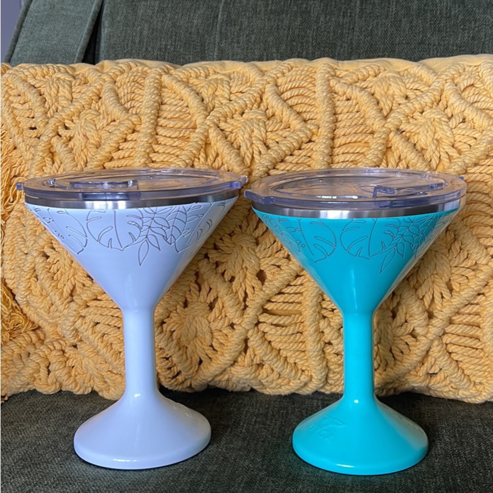 Orca martini glasses